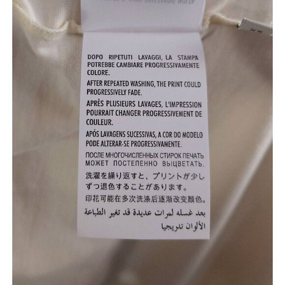 Gucci "He Wears Pink Shoes" Short Sleeve T-Shirt XS Mens Beige Sequin Tee NWT - Picture 16 of 16